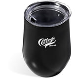 Serendipio Madison Stainless Steel & Plastic Double-Wall Tumbler - 350ml BLACK