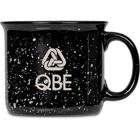 Serendipio Marshall Ceramic Coffee Mug - 400ml BLACK