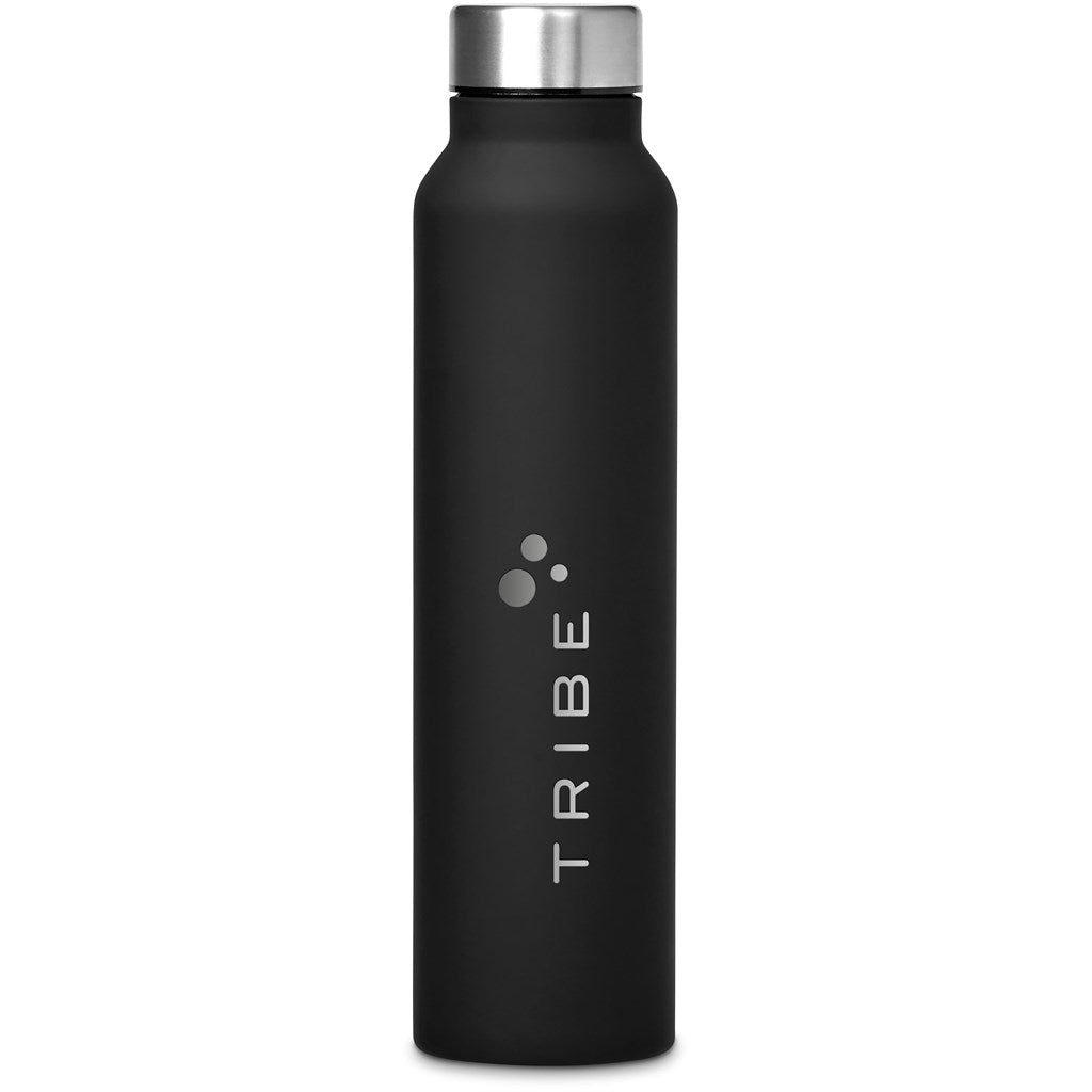 Serendipio Baxter Stainless Steel Water Bottle - 1 Litre BLACK