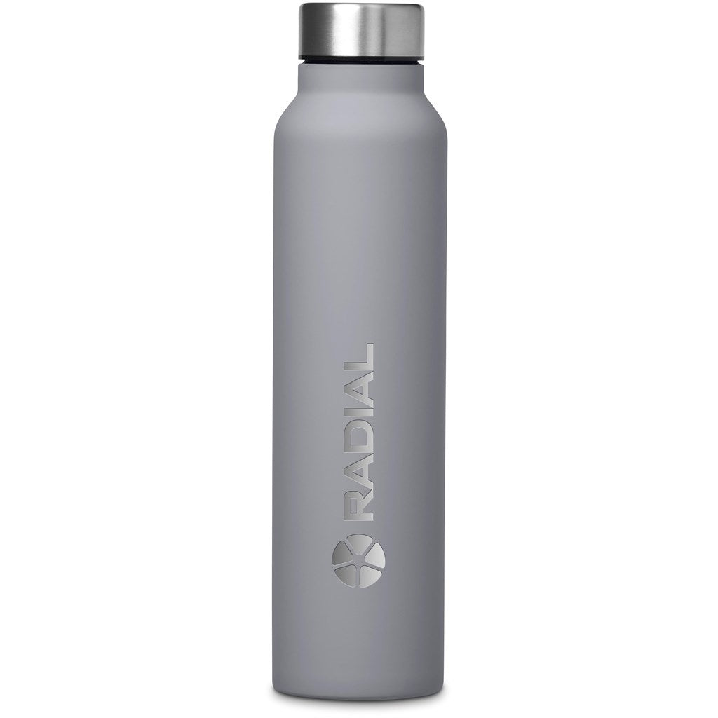 Serendipio Baxter Stainless Steel Water Bottle - 1 Litre GREY
