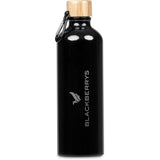 Serendipio Origen Aluminium & Bamboo Water Bottle – 750ml BLACK