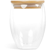 Okiyo Moco Glass & Bamboo Double-Wall Cup - 350ml