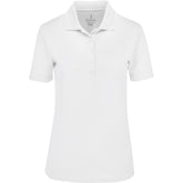 Ladies Edge Golf Shirt WHITE