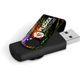 Axis Gyro Black Flash Drive - 32GB 32GB BLACK