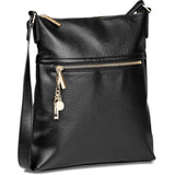 Alex Varga Onassis Crossbody Handbag BLACK