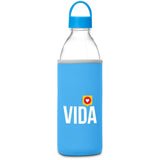Kooshty Big Swing Neo Glass Water Bottle – 850ml CYAN