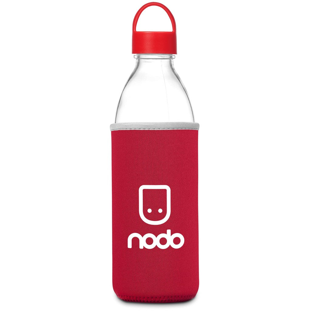 Kooshty Big Swing Neo Glass Water Bottle – 850ml RED