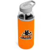 Kooshty Sipper Neo Glass Water Bottle – 850ml ORANGE