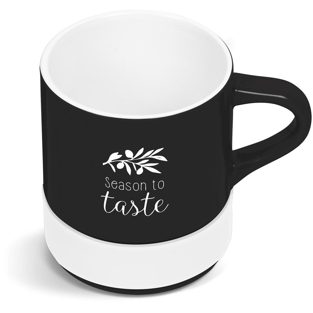 Kooshty Mixalot Black Mug - 320ml SOLID WHITE