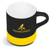 Kooshty Mixalot Black Mug - 320ml YELLOW