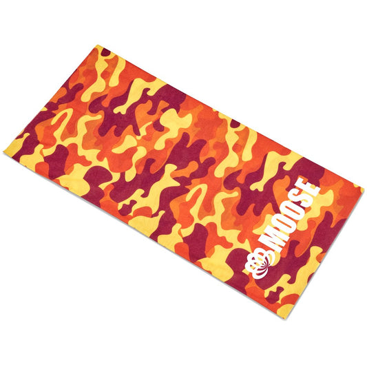Adults Camo Flexi Tubular Bandana - Orange Default Title ORANGE