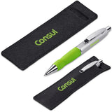 Altitude Turbo Tide Ball Pen in Felt Pouch LIME