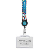 Altitude Badge Reel Single-Sided Sublimated Satin Lanyard