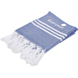 US Basic Santa Cruz Cotton-Rich Beach Towel & Drawstring Bag