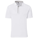 Mens Alex Varga Zenith Golf Shirt WHITE