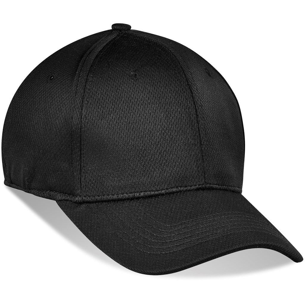 Ace Fitted Cap - 6 Panel BLACK