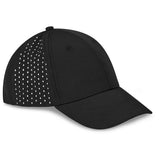 Fusion Laser Cap - 6 Panel BLACK