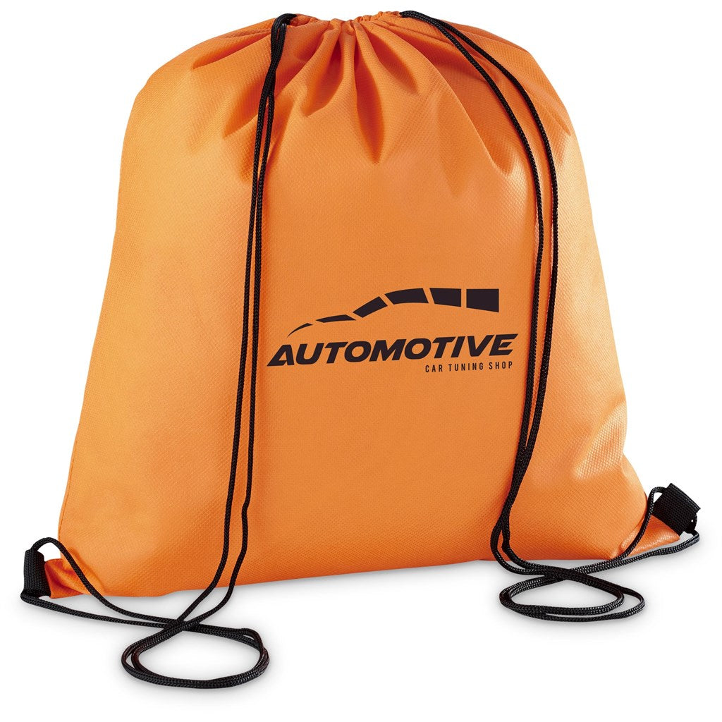 Altitude Whitefield Non-Woven Drawstring Bag ORANGE