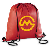 Altitude Whitefield Non-Woven Drawstring Bag RED