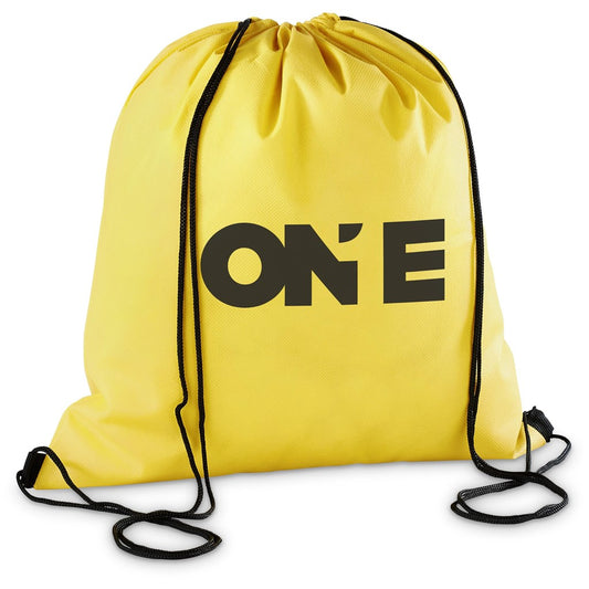 Altitude Whitefield Non-Woven Drawstring Bag YELLOW