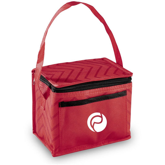Altitude Waverly Non-Woven 6-Can Cooler RED