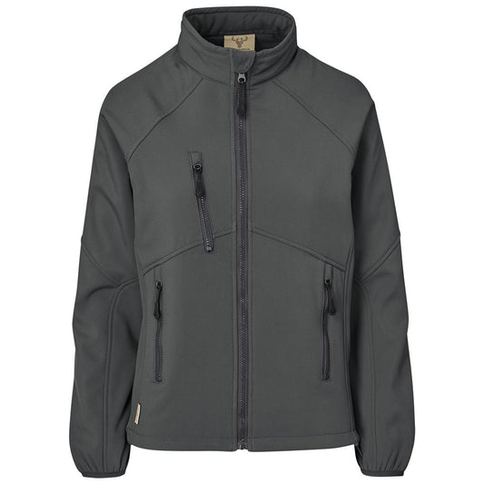 Ladies Midlands Softshell Jacket CHARCOAL