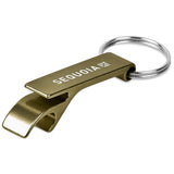Altitude Tango Recycled Aluminium Bottle Opener Keyholder GOLD