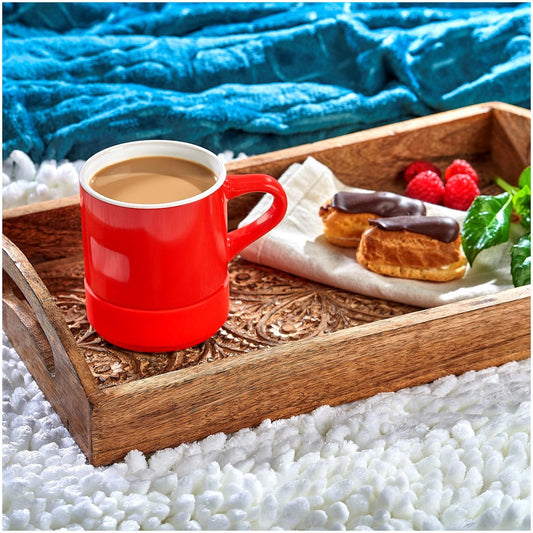 Kooshty Mixalot Ceramic Coffee Mug - 320ml - Red