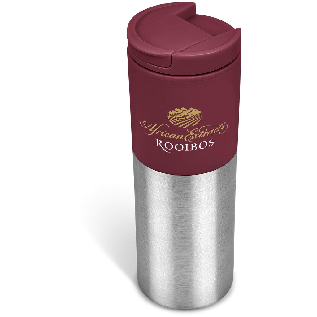 Kooshty Typhoon Stainless Steel & Plastic Double-Wall Tumbler - 450ml MAROON