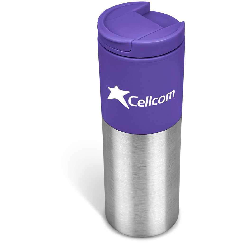 Kooshty Typhoon Stainless Steel & Plastic Double-Wall Tumbler - 450ml PURPLE