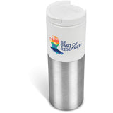Kooshty Typhoon Stainless Steel & Plastic Double-Wall Tumbler - 450ml SOLID WHITE
