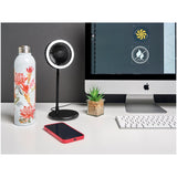 Light Breeze LED Ring Light Desk Fan