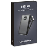 Swiss Cougar Phoenix Fast Charge 22.5W Power Bank - 10,000mAh