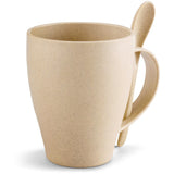 Okiyo Kawai Wheat Straw Mug & Spoon - 350ml