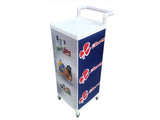 Micro Demo Table / Trolley Table with wheels & push handles