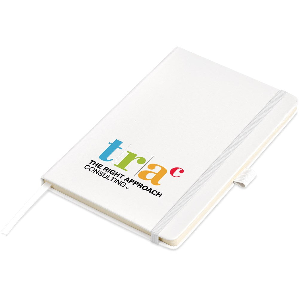 Altitude Stanford A5 Hard Cover Notebook SOLID WHITE