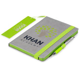 Altitude Colourblock A5 Soft Cover Notebook LIME