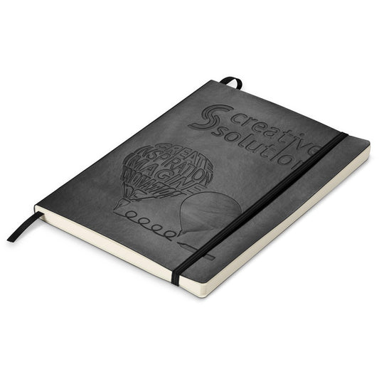 Altitude Newport Maxi Soft Cover Notebook BLACK