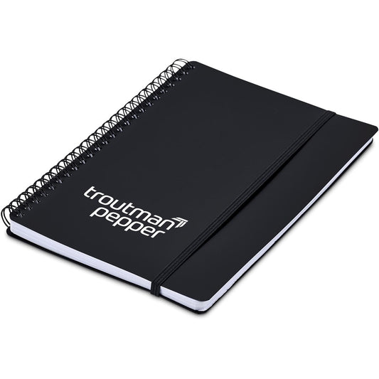 Altitude Noodle A5 Spiral Notebook BLACK