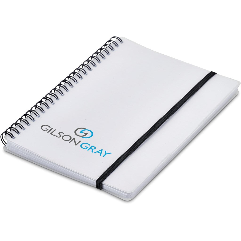 Altitude Noodle A5 Spiral Notebook SOLID WHITE