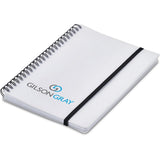 Altitude Noodle A5 Spiral Notebook SOLID WHITE
