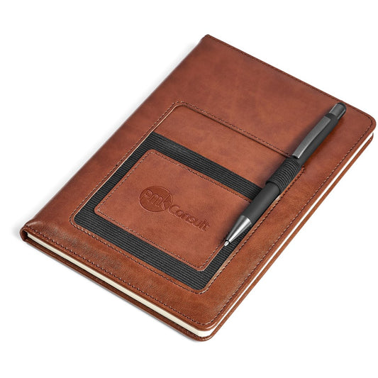 Altitude Sage A5 Hard Cover Notebook BROWN