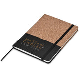 Okiyo Denki Cork A5 Hard Cover Notebook BLACK