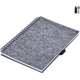 Okiyo Fuji Recycled PET Felt A5 Spiral Notebook