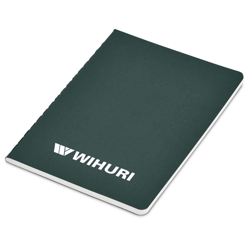 Okiyo Emika FSC Certified Paper A6 Soft Cover Notebook DARK GREEN