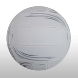 Netball – White, Silver & Grey, Size 5