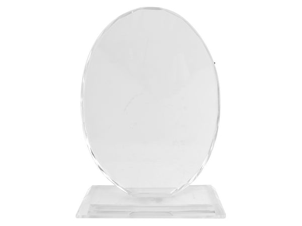 Crystal Trophy - Oval
