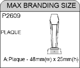 Large Pillar Crystal Trophy