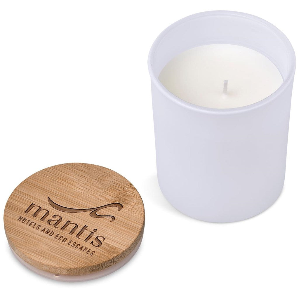 Okiyo Rirakkusu Scented Candle SOLID WHITE