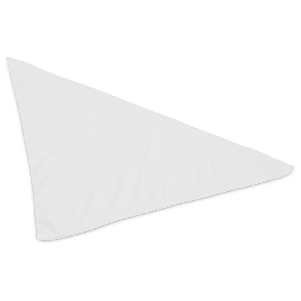 Hoppla Bosco Large Polyester Dog Bandana L SOLID WHITE